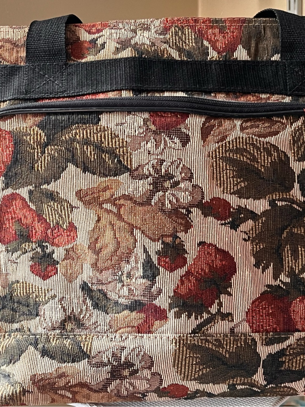 Tapestry Floral Tote Bag in Multi-Color